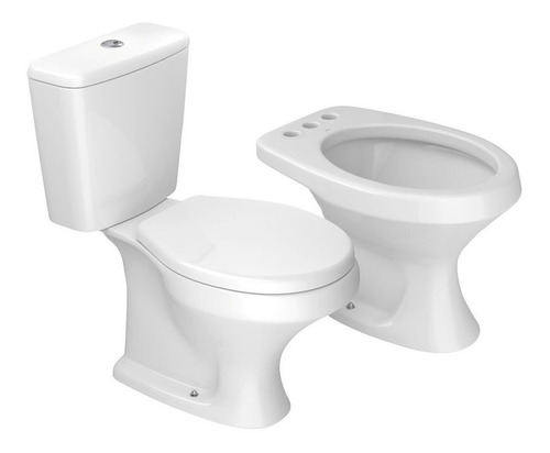 Combo Sanitarios Baño Inodoro Tapa Mochila Bidet Deca Ravena