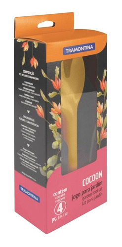 Imagen 1 de 9 de Kit Para Jardín Y Macetas 4 Piezas De Tramontina En Caja