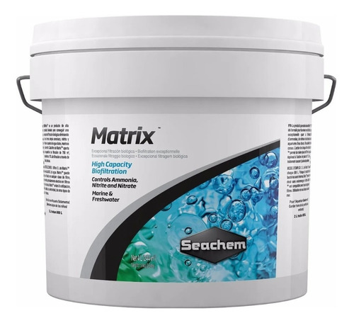 Seachem Matrix 4lt Excelente Filtracion Biologica Acuario
