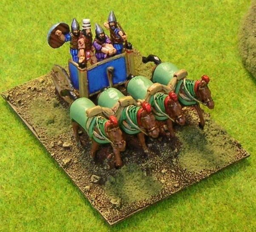 Maqueta De 3 Carros De Combate Asirios, 1/72. Jp