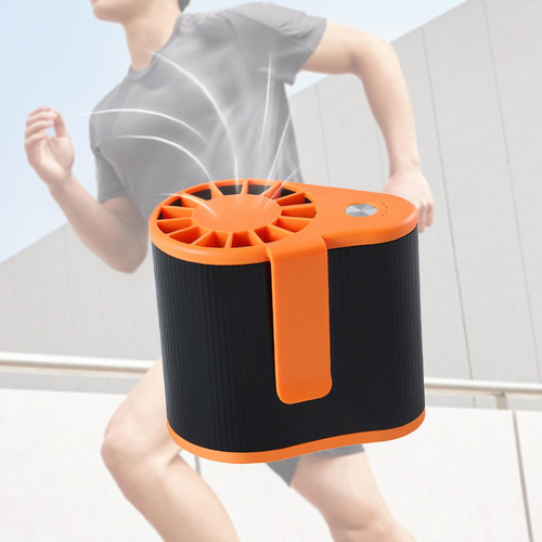 Ventilador De Cintura Portátil Usb, Fácil De Usar,