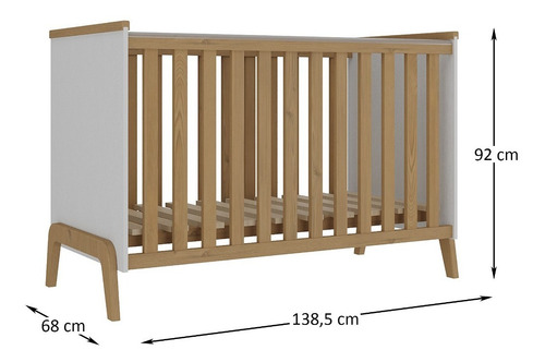 Imagen 5 de 7 de Cuna Dormitorio Infantil Cama Bebe Madera Maciza V - Lcm
