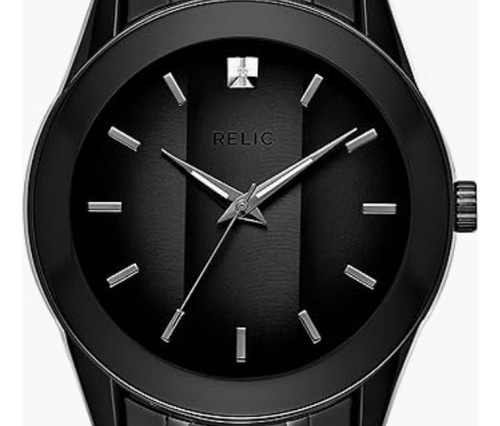 Reloj Relic By Fossil Negro Para Hombre 51 Mm