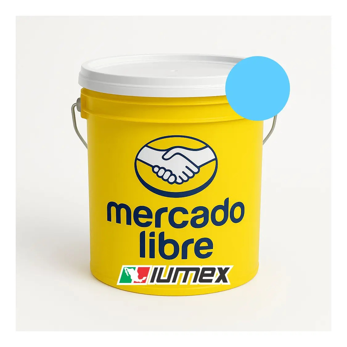 Pintura Vinílica IUMEX 19L Azul Cielo Mate Lavable Interior Exterior