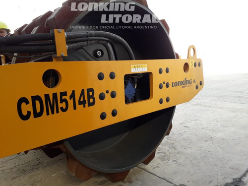 Rolo Vibro Compactador Rodillo Lonking Cdm514 14 Tn