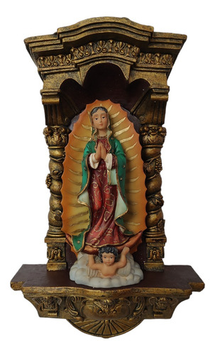 Repisa Con Virgen   De Guadalupe