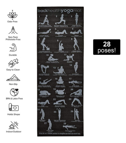 Colchoneta Yoga Mat- Pilates - Gimnasia- Abdominales 4mm