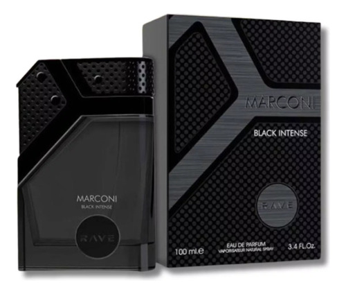 Marconi Black Intense Rave Lattafa Eau De Parfume 100 Ml