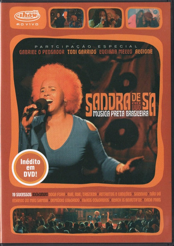 Dvd Sandra De Sá - Musica Preta Brasileira