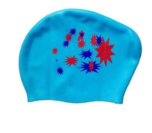 Gorro De Natacion Para Mujer Cabello Largo Cola