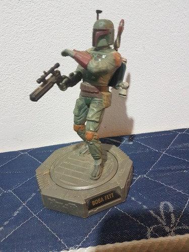 Boba Fett Figura Original Hasbro Con Base Y Brazomobil Orig 