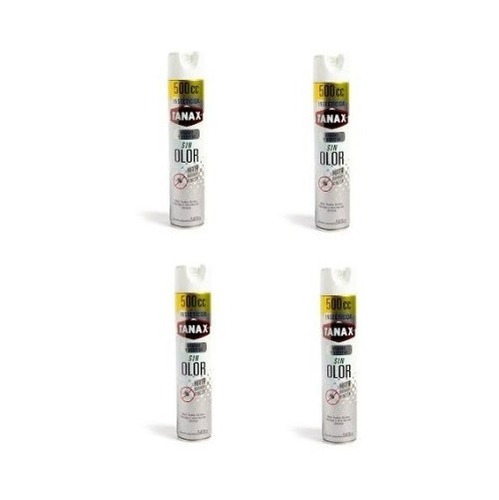 4x Tanax Arañas Baratas Sin Olor Aerosol 500cc Envio Chile