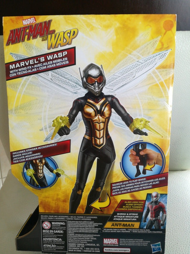 Figura Ant Man And Wasp Mujer Avispa Marvel-hasbro Nuevo