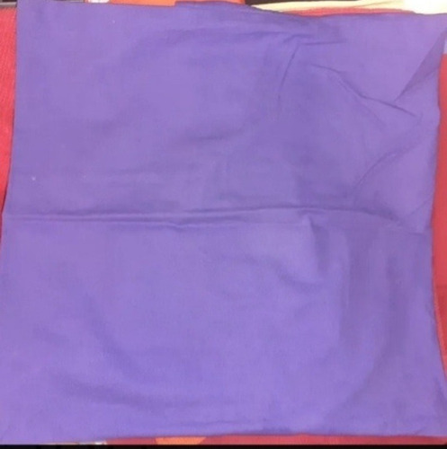 7 Fundas Almohadones Color Violeta, 40 X 40 Cm .oferta 