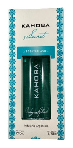 Body Splash Femenino Kahoba X 200ml Secret