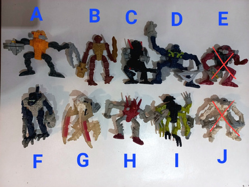 Coleccion Mcdonald's Legos Bionicle - Precio Unitario