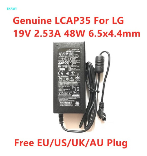 Fuente Cargador P/ Monitores Lg E1942 E2042 E2342 19v 1,3a