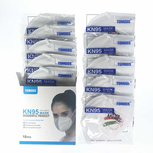 Imagen 2 de 7 de Cubrebocas Kn95 Mascarillas Con Estampado Viva Mexico 10pzs
