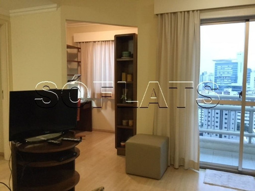 Imagem 1 de 15 de Flat Fora Do Pool, 1 Dorm E 1 Escritório, Nos Jardins, Com Fácil Acesso A Paulista - Sf33977