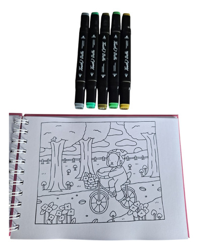 2 Bobbie Goods Amarelo Volume 100 Desenhos + Caneta Touch 36