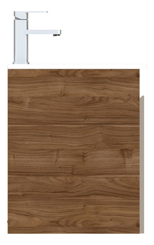Mueble De Baño Kyle Con Lavamanos Café Oscuro 60x46x55cm