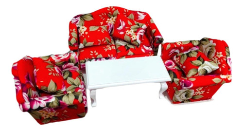 1:12 Muebles De Casa De Muñecas Sofá Accesorios Estilo A