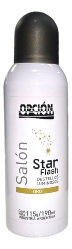 3 Destellos Luminosos Star Flash Opción En Aerosol Oro 190ml