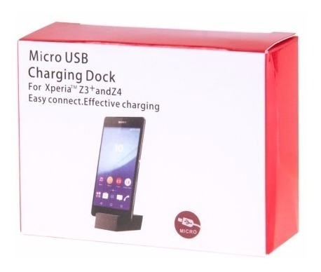Dock Cargador Xperia Z3+, Z4, Z5, Z5 Premium, C5 Ultra