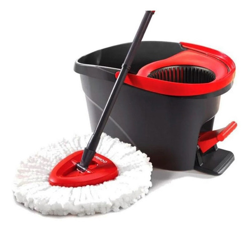 Imagen 3 de 5 de Vileda Easy Wring Mopa Microfibra Balde Secado Pedal Local