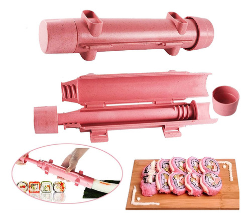 Sushi Bazooka Molde Para Rollos De Sushi Kit Sushi Maker [u]