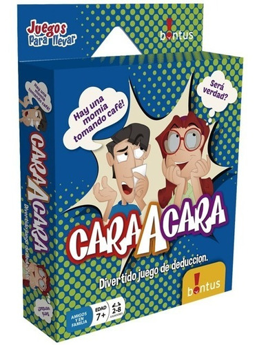 Cara A Cara Juego De Mesa Edicion Viaje Original Bontus