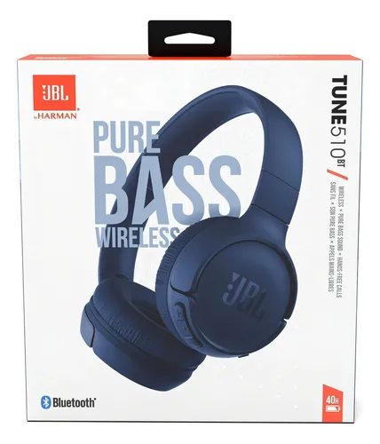Jbl Tune 510bt: Audífonos Inalámbricos Con Sonido Purebass