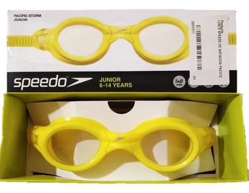 Lente Speedo De Natacion Modelo Pacific Storm 6-14 Años L3o