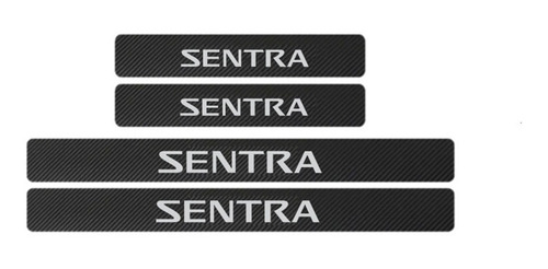 Sticker Cubre Estribos Fibra Carbon Compatible Con Sentra