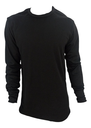 Camiseta Tres Ases Térmica 601 606 Algodón Ribb Manga Larga