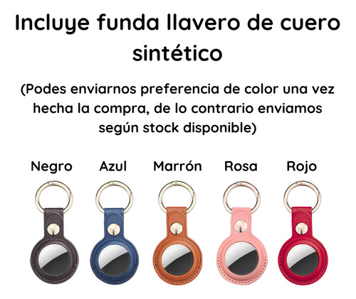 Localizador Rastreador Gps Tag Guardian Iphone Ios Apple Negro Funda Cuero