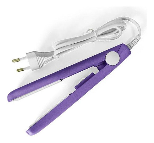 Mini Chapinha Prancha Viagem Cabelo 17cm Bivolt 110220v