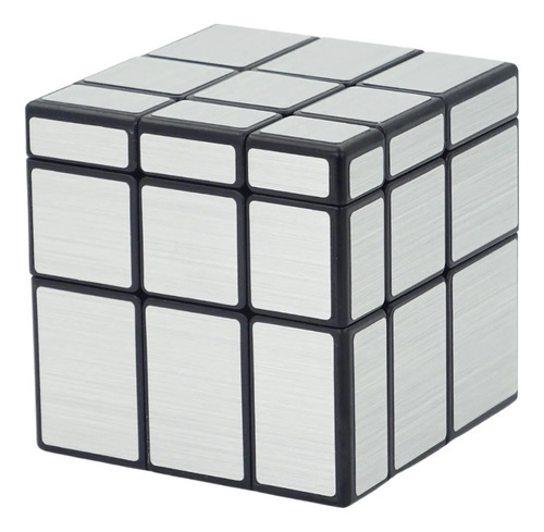 Cubo Rubik Magico 3x3x3 Mirror Plateado