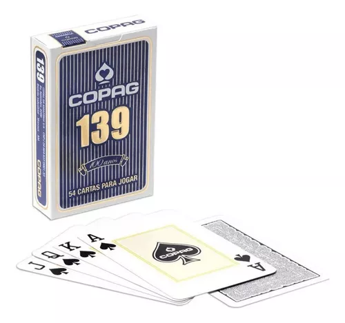 Jogo Baralho 139 Truco - Cacheta Pife 55 Cartas Tradicional