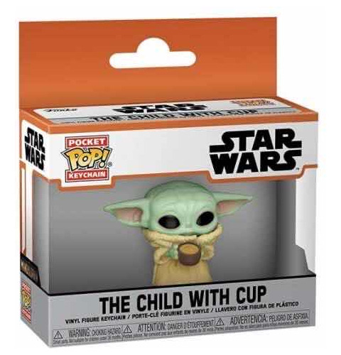 Llavero Funko Pop Nuevo Figura Coleccionable Child With Cup