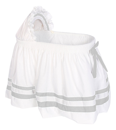 Baby Doll Bedding Modern Hotel Style Ii Bassinet Falda,...