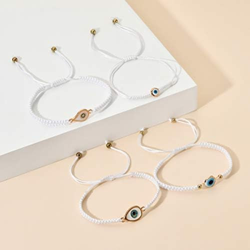 Yushitong Evil Eye String Kabbalah Hamsa Hand-tejido A Mano