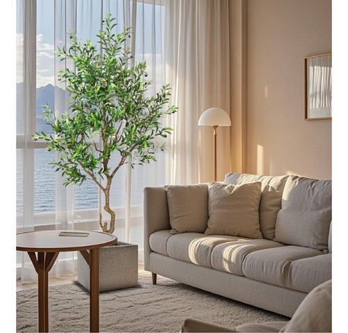 Oliveira Artificial Grande Para Decoração Sala Árvore 180cm Cor Verde