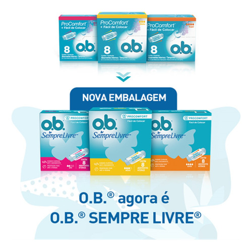Absorvente Interno O.b Original Super Leve 10 Pague 8