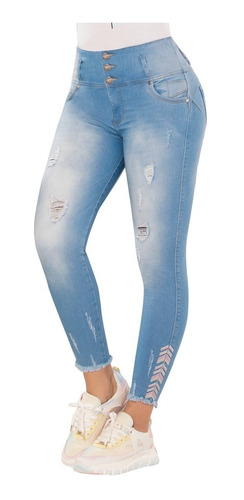 Jeans Estilo Jogger Colombiano Levanta Cola Mileto Tyt