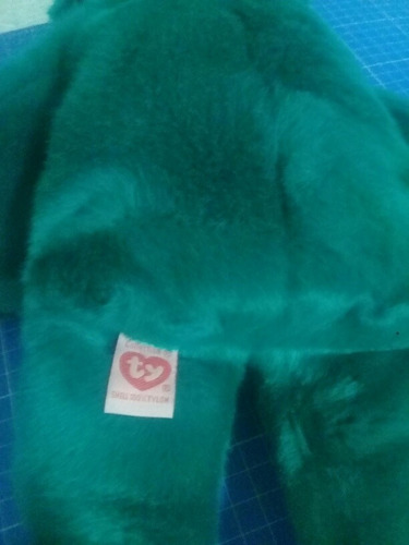 Ty Beanie Buddy Teddy Old Face 35cm Altura 2000 Azul Petróleo (Usado)
