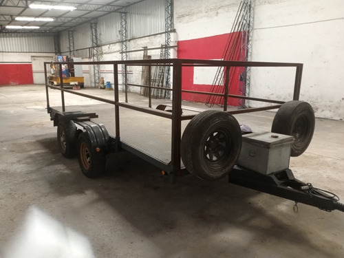 Tráilers Doble Eje Zorra Autos Chata Food Trak Camion Fletes