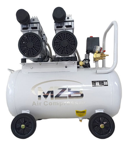 Imagen 7 de 8 de Compresor Libre De Aceite 50 Lts 1500w 110v Odontologia