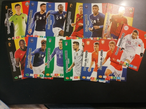 Pack 10 Cartas Adrenalyn Euro 2020 Normales A Elección. 