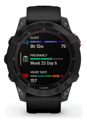 Smartwatch Gps Garmin Fênix 7 Solar Cinza 47mm Touch Hrm Oxi